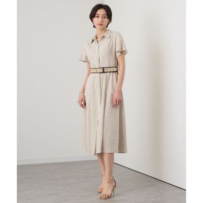 今年も話題の リネンストレッチバイカラーワンピース | ANAYI/アナイ | 三越 ワンピース