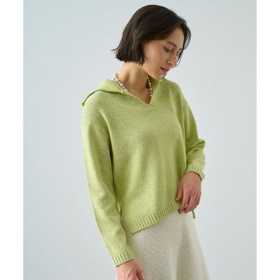 ANAYI レースプルオーバー 38 白 レースレイヤードニット プルオーバー | ANAYI/アナイ | 三越