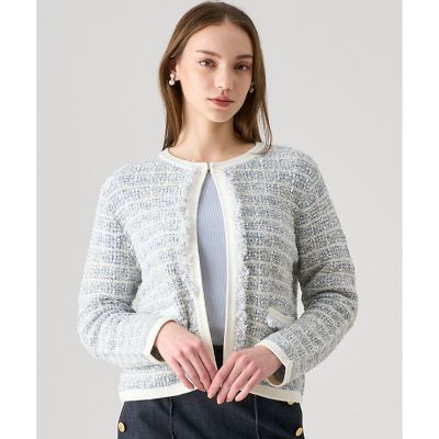 美品　styling/　ミックスヤーンニットカーディガン　F　ミックス ミックスヤーンニット カーディガン | ANAYI/アナイ | 三越