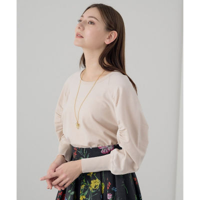 21SS♡ANAYI アナイ レーヨンナイロンハンカチスリーブプルオーバー 36 21SS♡ANAYI アナイ レーヨンナイロンハンカチスリーブプル