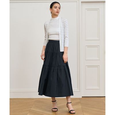 ANAYI ラメボーダーリブＶネック　カーディガン ラメボーダーリブVネックカーディガン | ANAYI/アナイ | 三越