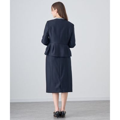 【セットアップ対応商品】ウールツイルジャージタイトスカート