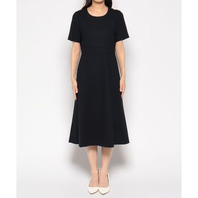 ANAYI アナイ2023年 ウールジョーゼットスカラップ ワンピース 38