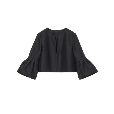 ★美品★ANAYI コットンシルクフレアタック袖ジャケット コットンシルクフレアタック袖 ジャケット | ANAYI/アナイ