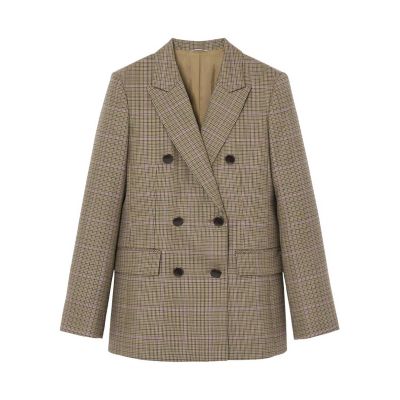 【10％OFF】 パープルチェックダブル ジャケット | ANAYI/アナイ | 三越 ジャケット・アウター