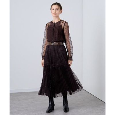 セットアップ対応商品】フラワーチュールプリーツ スカート | ANAYI 
