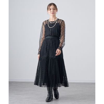 セットアップ対応商品】フラワーチュールプリーツ スカート | ANAYI 
