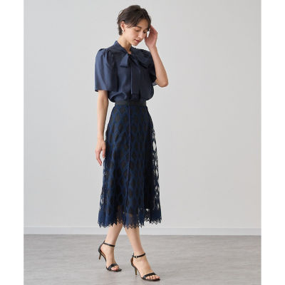 専用 定価約5万円 ANAYI ダイヤエンブロイダリーフレアスカート36 アナイ