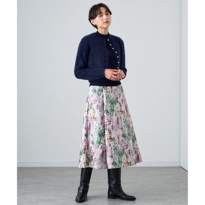 新品　アナイ　ジャガードリボンスカート② カラーウォールジャガード スカート | ANAYI/アナイ | 三越