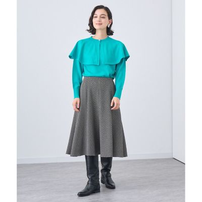 アナイ　モノトーンフレアスカート　未使用　新品　美品です。 モノトーンフレアスカート | ANAYI/アナイ | 三越伊勢丹