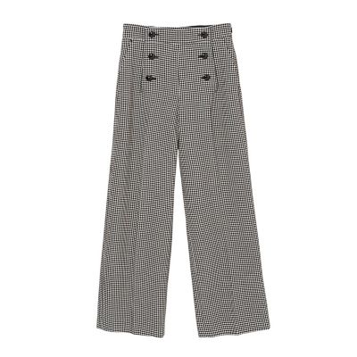 【セットアップ対応商品】モノトーンワッフルワイドマリンパンツ
