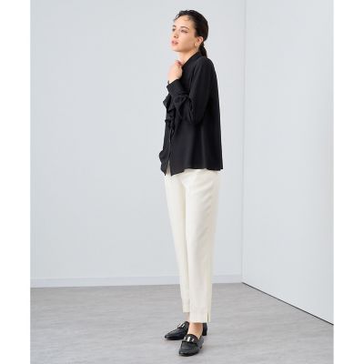 ANAYI アナイ ジョーゼットラッフルボウタイブラウス 0513