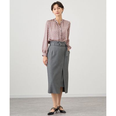 【035】新品　アナイ　ドビーパフスリーブブラウス　ANAYI　B 035】新品 アナイ ドビーパフスリーブブラウス ANAYI B - メルカリ