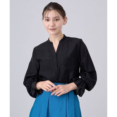 最初の  オーガンジーバンドカラーシャツ | ANAYI/アナイ | 三越伊勢丹 トップス