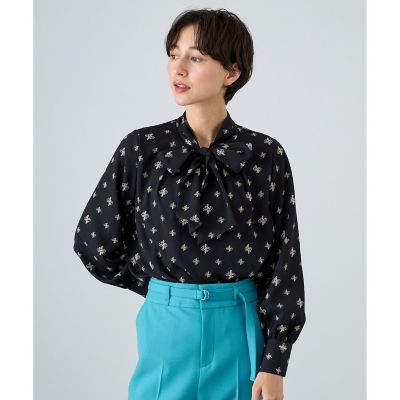 アナグラムドットプリントボウ ブラウス | ANAYI/アナイ | 三越