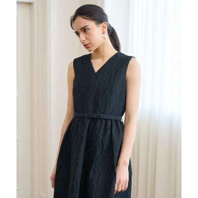 ふくれフィルムジャガードフレア ワンピース | ANAYI/アナイ