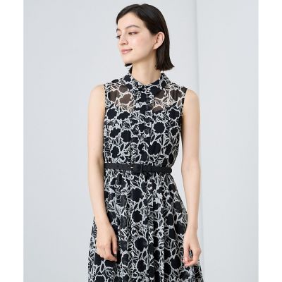 アナイ 美品◇フラワープリントワンピース