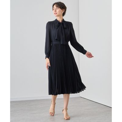 ANAYI アナイ シアードビー ボウタイプリーツ ワンピース シアードビーボウタイプリーツ ワンピース | ANAYI/アナイ
