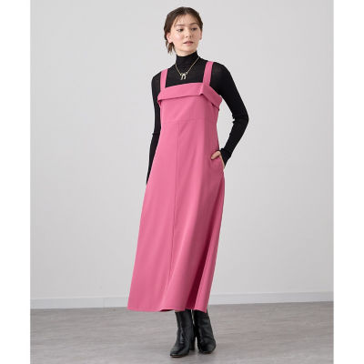ポリエステルツイルキャミジャンパースカート | ファッション・服 