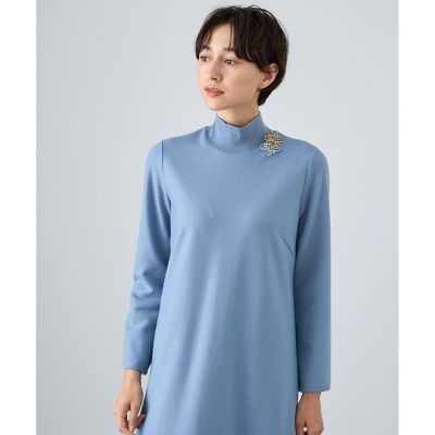 【156】新品　アナイ　ウールジャージーヘムフレア ワンピース　A ウールジャージーヘムフレア ワンピース | ANAYI/アナイ | 三越