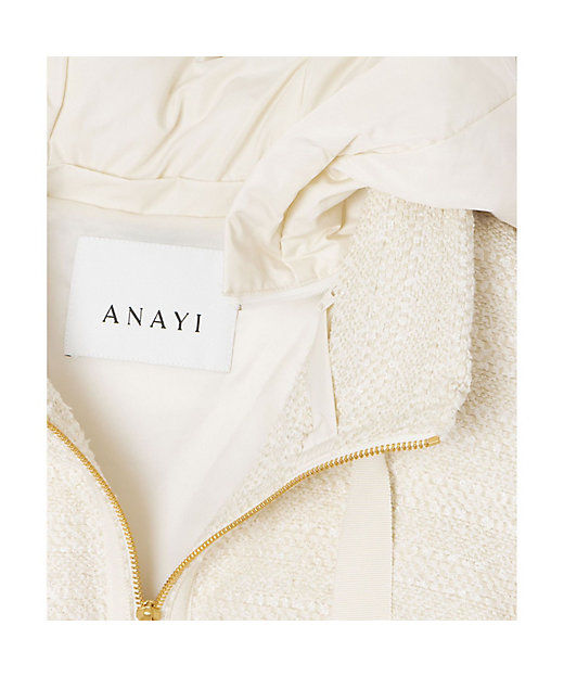 ツィードダウンハーフコート | ANAYI/アナイ | 三越伊勢丹 ツィードダウンハーフコート | ANAYI/アナイ | 三越伊勢丹