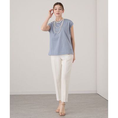 コンパクトコットンフライスノースリ プルオーバー | ANAYI