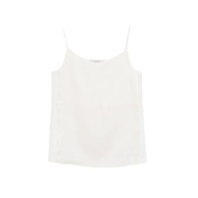 ＜ANAYI＞ベアテンサテンコンビキャミソール