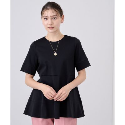 偉大な コットンスムースペプラムプルオーバー 三越 | ANAYI/アナイ | トップス