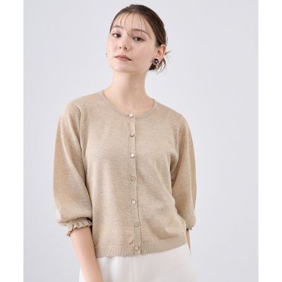 ANAYI　レーヨンラメカーディガン レーヨンラメクルーネック カーディガン | ANAYI/アナイ | 三越