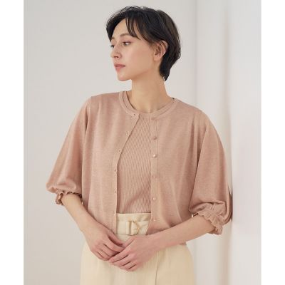 ANAYI　レーヨンラメカーディガン レーヨンラメクルーネック カーディガン | ANAYI/アナイ | 三越