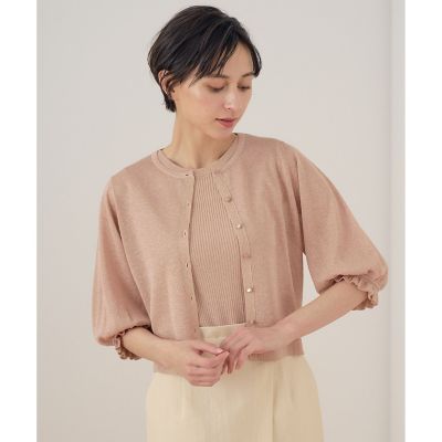 ANAYI　レーヨンラメカーディガン レーヨンラメクルーネック カーディガン | ANAYI/アナイ | 三越