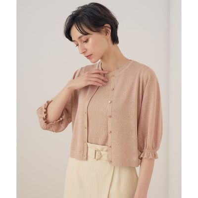 ANAYI　レーヨンラメカーディガン レーヨンラメクルーネック カーディガン | ANAYI/アナイ | 三越