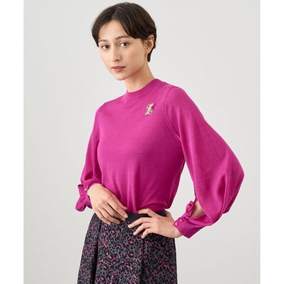 美品✨アナイ 22AW ウールシルクリブハイネックプルオーバー アイボリー 36 美品✨アナイ 22AW ウールシルクリブハイネックプルオーバー