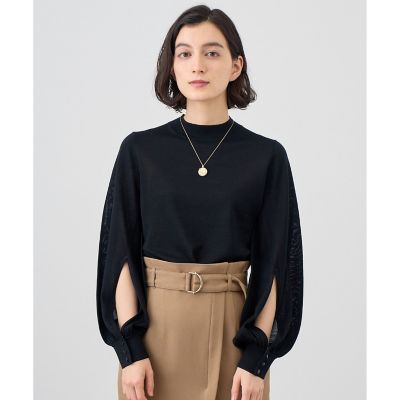 新品☆ ANAYI 紡毛ウールバックスリット　プルオーバー/セオリー、23区 ストレッチレースモックネック プルオーバー|ANAYI OFFICIAL