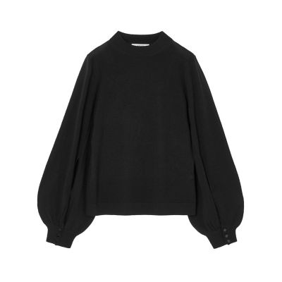 新品タグ付き✨ ANAYI アナイ　ウール　長袖　カットソー　紫　薄紫　スリット trim_ofany_itemac9485aa94d111e