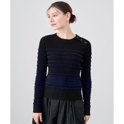 フェザーボーダー プルオーバー | ANAYI/アナイ | 三越伊勢丹  