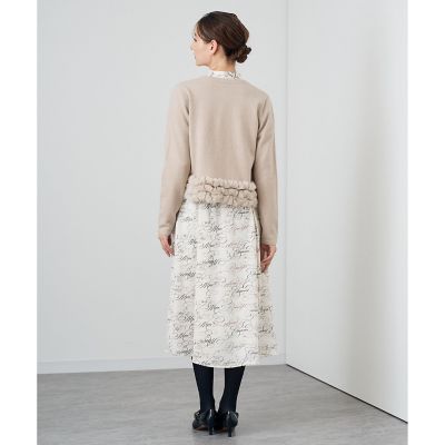 アナイ　ファートリムカーディガン　カーディガン ANAYI（アナイ）の「ファートリム カーディガン（カーディガン