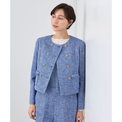 Eternal Line 2024】メランジツイードノーカラー