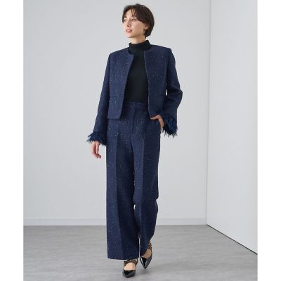 【セットアップ対応商品】コズミックツイードクルー　ジャケット