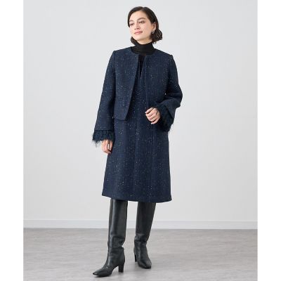 【セットアップ対応商品】コズミックツイードクルー　ジャケット