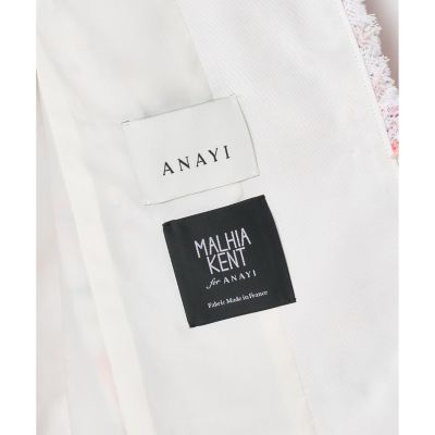 希少16万♡マリアケント2024アナイ♡ペールピンクツイード4ポケットジャケット 新品/タグ付】ANAYI アナイ ツイード ジャケット マリアケント社