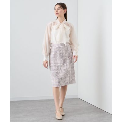 ラッピングツイード　Iラインスカート ラッピングツイード Iラインスカート | maison TOMORROWLAND/メゾン