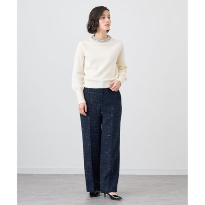 セットアップ対応商品】コズミックツイードストレートパンツ
