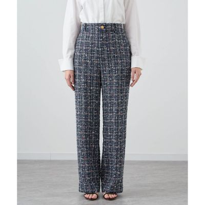 セットアップ対応商品】ミックスチェックツイードパンツ | ANAYI