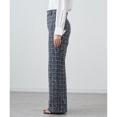 セットアップ対応商品】ミックスチェックツイードパンツ