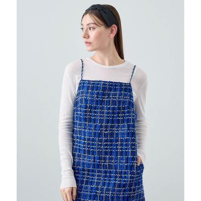セットアップ対応商品】ブルーチェックツイードジャンスカ | ANAYI