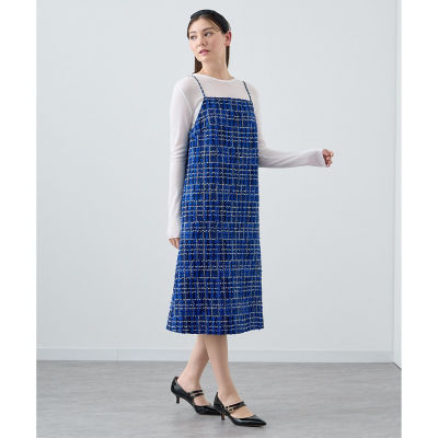 セットアップ対応商品】ブルーチェックツイードジャンスカ | ANAYI