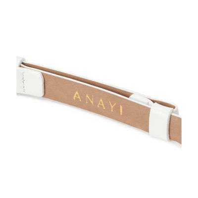 ANAYI ロゴモチーフベルト　ホワイト ロゴモチーフベルト | ANAYI/アナイ | 三越伊勢丹オンライン