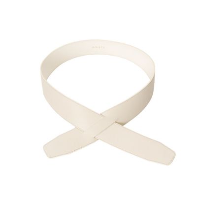 ANAYI ロゴモチーフベルト　ホワイト モチーフバックルベルト|ANAYI OFFICIAL ONLINE STORE｜アナイ