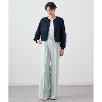 アナイのチュールブルゾン グログランタフタXチュールブルゾン|ANAYI OFFICIAL ONLINE